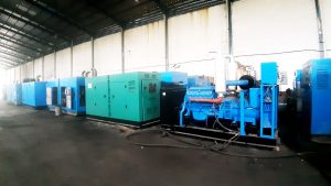 rental genset mitsubishi